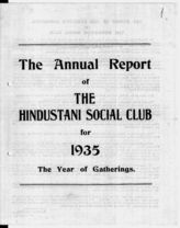 Дело 30. Письма из Индии; ежегодный отчет "Социального общества"