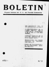 Дело 292. Бюллетень ЦК Компартии Чили №2