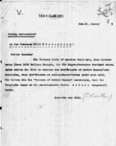 Дело 397. Письма Секретариата ИККИ Мюнценбергу, в ЦК ряда компартий