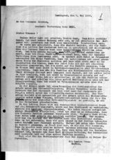 Дело 81. Отчеты и письма немецкой секции Ленинградского интерклуба