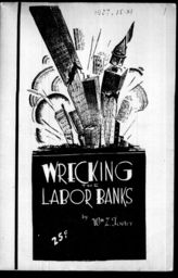 Дело 15. Книга У.Фостера "Wrecking the Labour Banks"