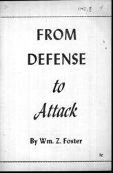 Дело 40. Брошюра У.Фостера "From Defense to Attack"