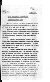 Дело 399. Письмо Восточного отдела Секретариата ИККИ в КП Южной Африки