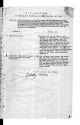 Дело 100. Протокол № 98 заседания Президиума ИККИ от 15 июля 1927 г. и материалы к протоколу (1-й экз.)