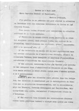 Дело 555. Письмо председателя колониальной секции КП Франции Ж.Дорио