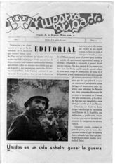 Дело 347. Журнал 2 смешанной бригады республиканской армии Испании "Nuestra brigada"
