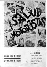 Дело 355. Журнал пулеметного моторизованного полка республиканской армии Испании "Salud motoristas"