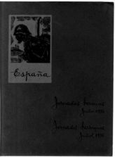 Дело 416. Альбом рисунков "Jornadas heroicas. Julio 1936", изданный комиссариатом Базы интербригад