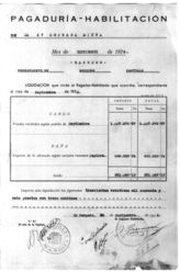 Дело 461. Ведомости на получение денежного довольствия за сентябрь 1938 г. личным составом 15 бригады