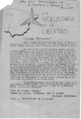 Дело 63. Бюллетень, издававшийся интербригадовцами, интернированными в концлагере Сен-Зашарье