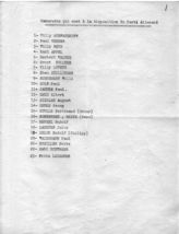 Дело 59. Списки бывших добровольцев в концентрационных лагерях Франции