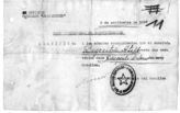 Дело 31. Удостоверения, увольнительные, выданные командованием 45 дивизии республиканской армии Испании