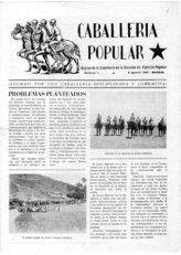 Дело 46. Бюллетень кавалерийских частей 45 дивизии республиканской армии Испании "Caballeria popular"