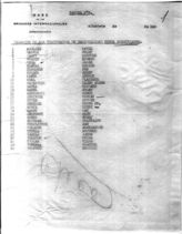 Дело 1461. Списки репатриированных и эвакуированных чехословацких добровольцев